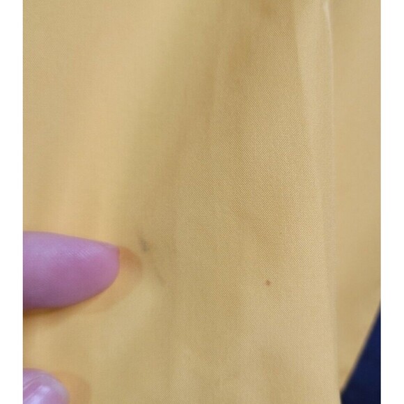Vintage 90s Tail Windbreaker Jacket Coat Sz S Yellow Navy White Classic Lined - Picture 4 of 9